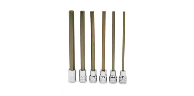PIPESETT INNV 6KANT 3/8" DR LANG METRISK 206EFAML - 6 Deler - Snapon 