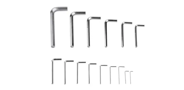 L-NØKKELSETT SEKSKANT .028-3/8" 15STK AW1015DK - Snapon 