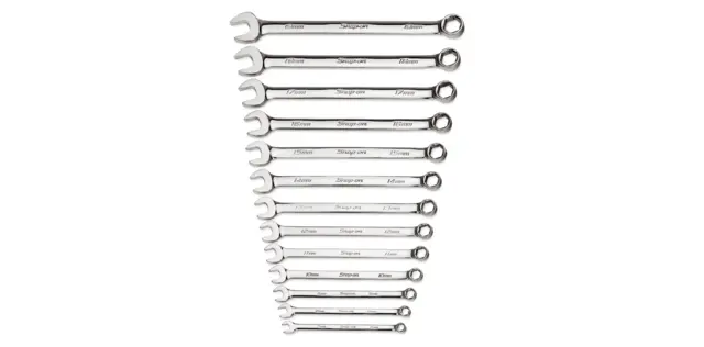 KOMBINASJONSNØKKEL SETT SEKSKANT 7-19MM OSHM713 - Snapon 