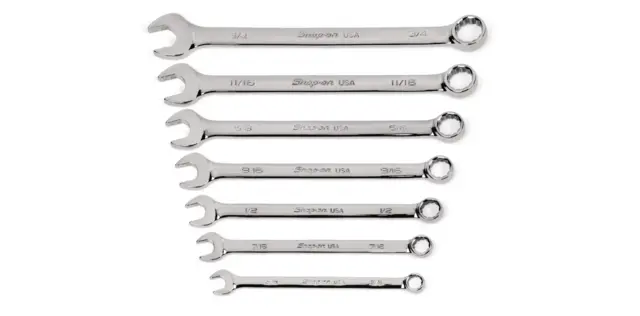 KOMBINASJONSNØKKELSETT 7STK TOLVKANT SOEX707 - Flank Drive® Plus - Snapon 