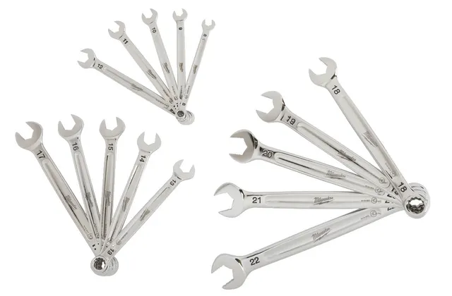 FASTNØKKELSETT MAXBITE METRISK 8-22MM 15 Deler - Milwaukee 