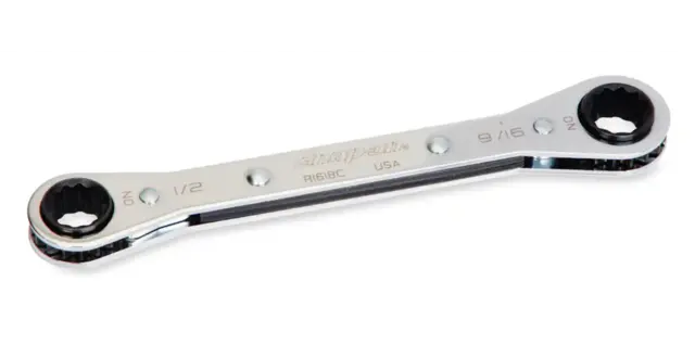 SKRALLENØKKEL 3/8 - 7/16" 0° OFFSET R1214C - Snapon 