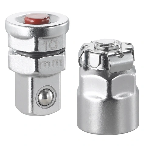 OVERGANGER FOR SKRALLENØKLER 2 DELER 10mm-bits + 10mm-1/4" dr. - Facom