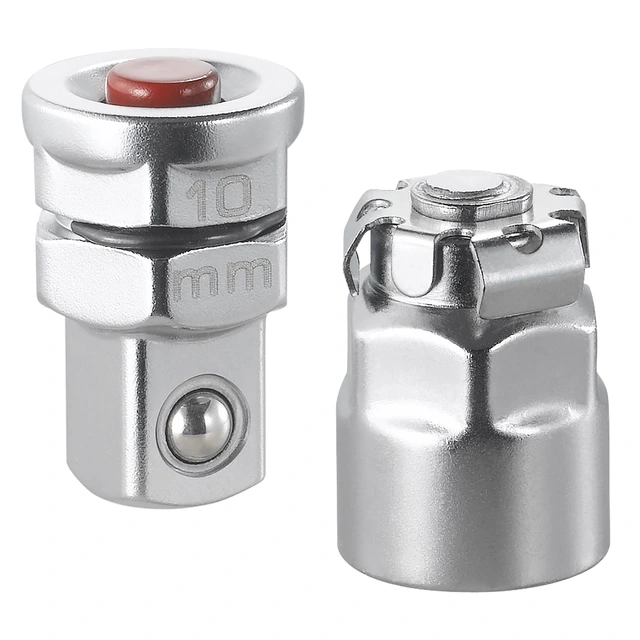 OVERGANGER FOR SKRALLENØKLER 2 DELER 10mm-bits + 10mm-1/4" dr. - Facom 