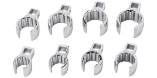 KR&#197;KEFOT SETT 3/8&quot; TOLVKANT 5/8 - 1-1/6&quot; Ring 8 Stk Snapon