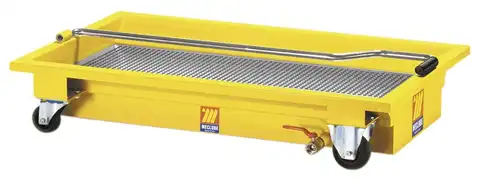 OLJEOPPSAMLER LAVTBYGGENDE HJUL 60L 60 liter, drenering, Hjulbase