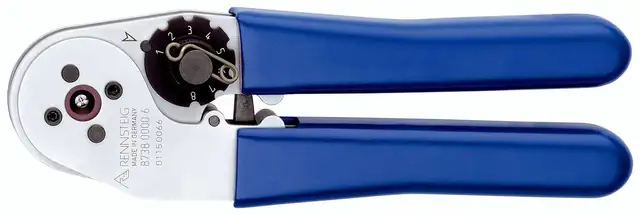 SELECTORCRIMP 4/8 IDENT AVIATION CONTACT Crimping Tool 8.73-8 - Rennsteig 