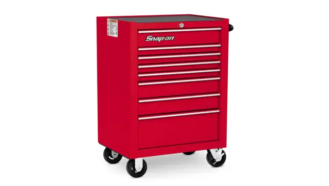 VERKTØYVOGN 8 SKUFFER 26" RØD KRA4008E - HERITAGE SERIE Snapon 