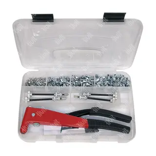 BLINDMUTTERTANG RIV901C M3-M6 PLASTESKE Boks med assortert blindmuttere, Eske