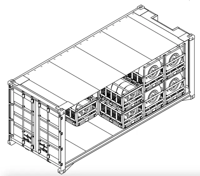 DEPLOYMENT CAGE MAIN/NOSE AC WHEELS For Container, storage, WST XS 