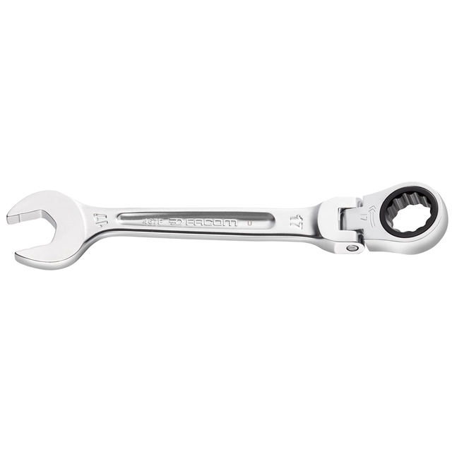 KOMB. NØKKEL 10MM M/SKRALLE OG LEDD 467BF - Facom 