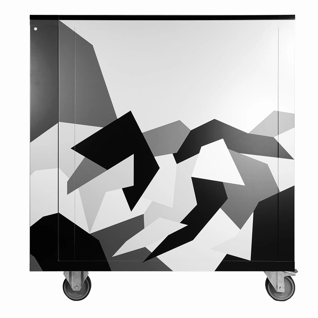 ROLLER CABINET AVIATION AW139 Inclined drawers, side cabinet, FTC 