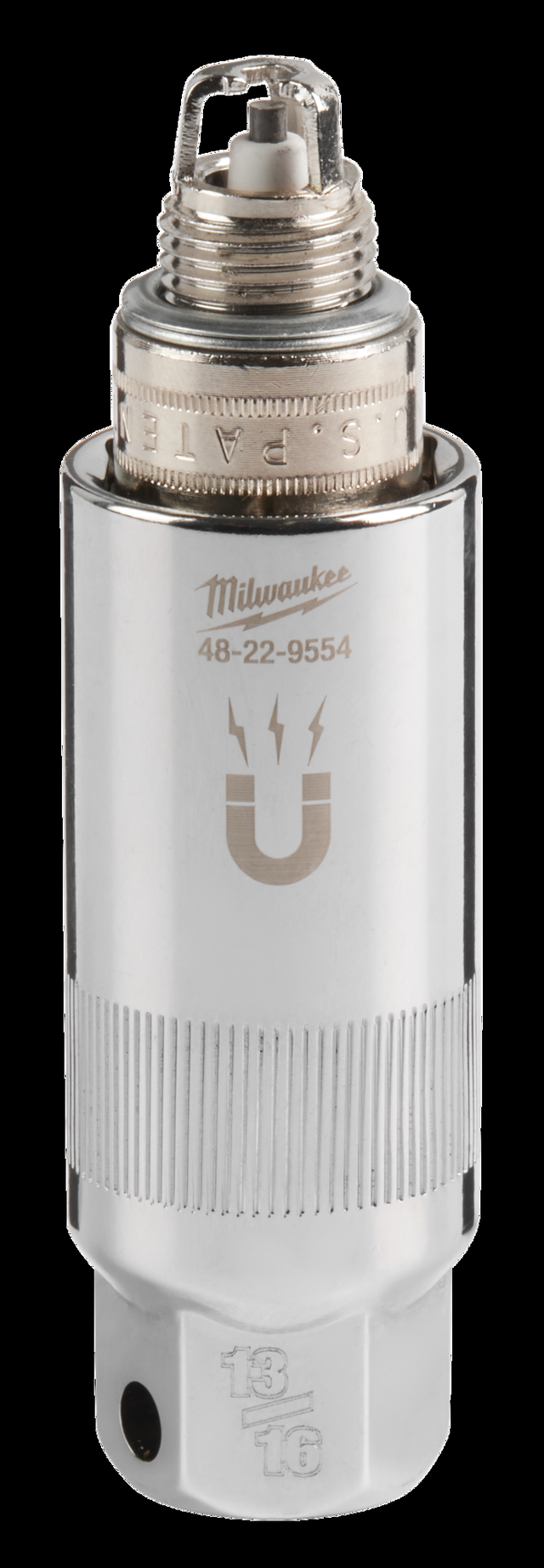 TENNPLUGGPIPE 3/8"DR MED MAGNET - 20,8MM 13/16" - Milwaukee 