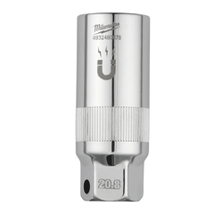 TENNPLUGGPIPE 3/8&quot;DR MED MAGNET - 20,8MM 13/16&quot; - Milwaukee