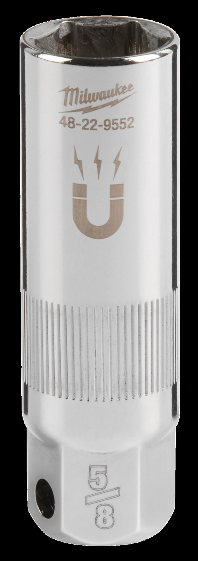 TENNPLUGGPIPE 3/8"DR MED MAGNET - 16MM Milwaukee 