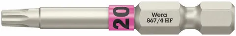 BITS 1/4&quot; TORX&#174; 10-40 L=50MM  867/1 HF Holdefunksjon - Wera
