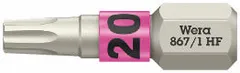 BITS 1/4&quot; TORX&#174; 10-40 L=25MM  867/1 HF Holdefunksjon - Wera