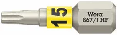 BITS 1/4" TORX® HF TX15 25MM 867/1 HF - Wera