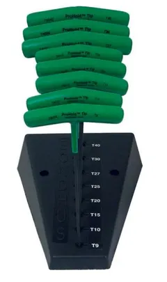 TORXSETT T-H&#197;NDTAK 8 STK TX9-40 PHTTHX8 - Torxsett, Stativ, Bondhus