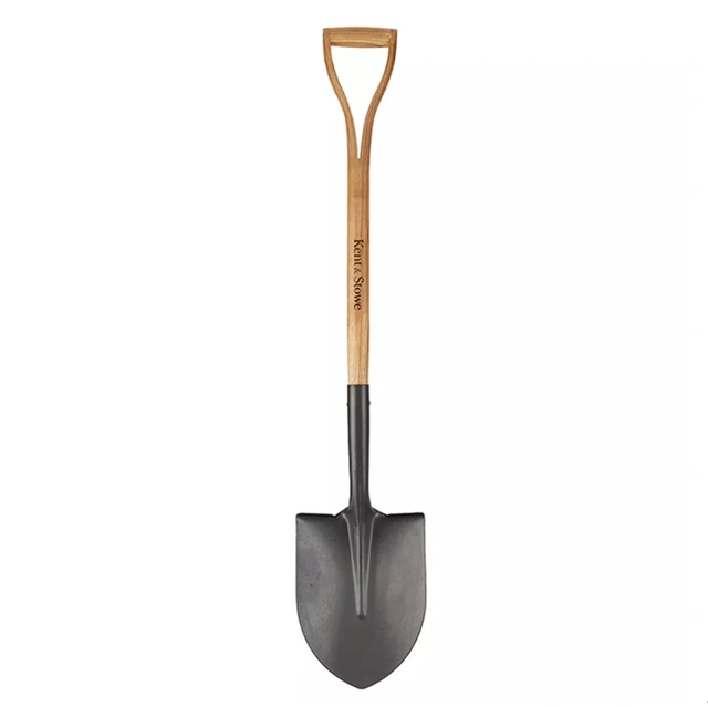 RUND SPADE KARBONSTÅL Kent & Stowe 