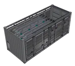 CONTAINER AMRAAM MISSILE 20F ISO Fitted for 16-24 ea. Amraam missiles