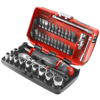 PIPESETT 1/4&quot; DR. 7/32 - 9/16&quot; 38 DELER NANO boks - Facom