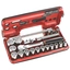 PIPESETT 1/2&quot; DR. 8-32MM TOLVKANT 21 DELER SL.DBOX112 - Facom