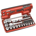 PIPESETT 1/2" DR. 8-32MM SEKSKANT 21 DELER SL.DBOX1 - Facom