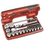 PIPESETT 1/2&quot; DR. 8-32MM SEKSKANT 21 DELER SL.DBOX1 - Facom