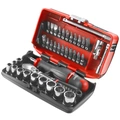 PIPESETT 1/4&quot; DR. 5.5-14MM SEKSKANT 38 deler RL.NANO1 - Facom