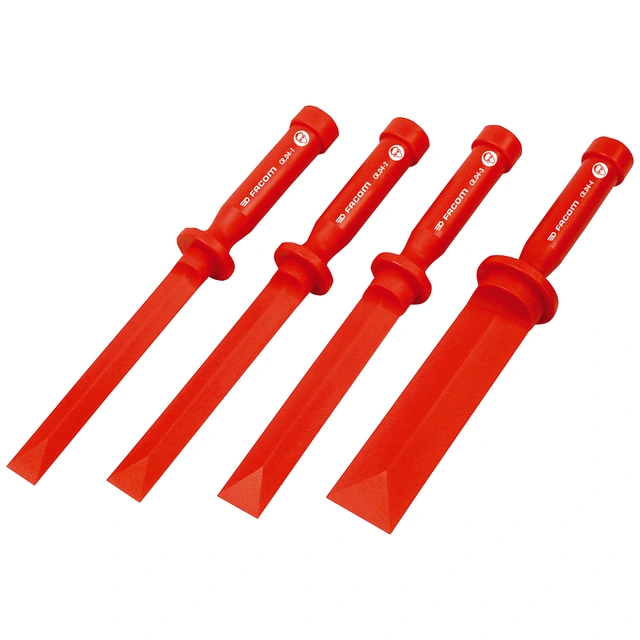 PLASTSKRAPESETT 4 STK 19-22-25-38MM Facom 
