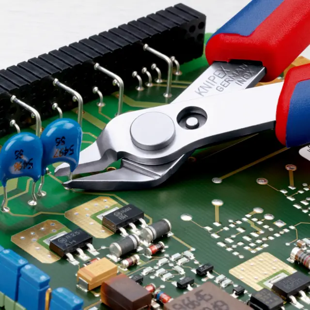 SIDEAVBITER ELEKTRONIKK SUPER KNIPS® 78 03 125 m/returfjær - Knipex 