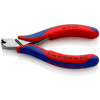 ELEKTRONIKK-ENDEAVBITER Liten faset 64 12 115 - Knipex