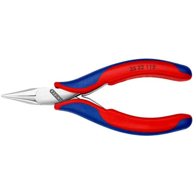 ELEKTRONIKK-GRIPETANG RETT Halvrund 35 22 115 - Knipex 