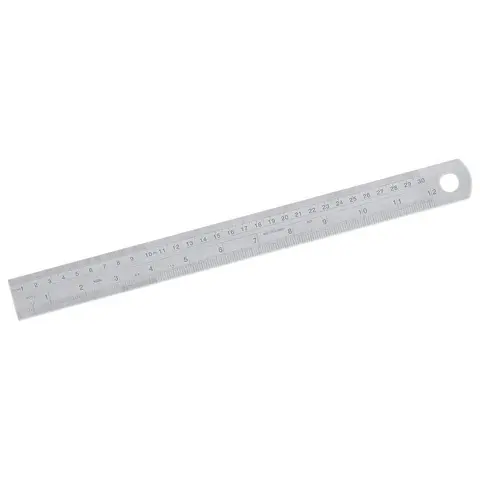 LINJAL RUSTFRI 150MM 20X1 MM/INCH Vogel