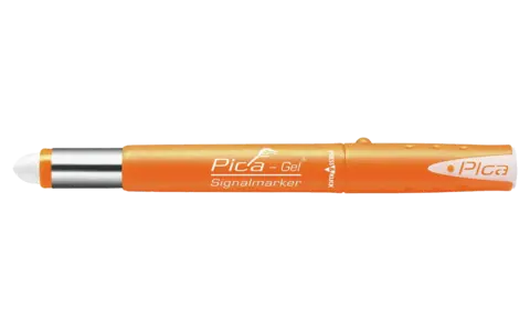 MERKEPENN PICA GEL HVIT Hvit vannbestandig merkestift