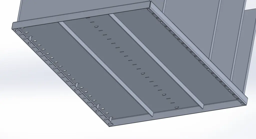 RACKING STORAGE AIRCRAFT SERVICE MODULES RAL 7016, Storage racking, aircraft part 