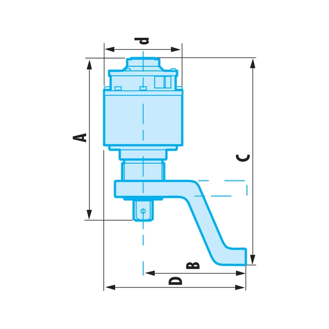 MOMENTFORSTERKER 1000NM 1/2"-3/4" 27:1 - Facom 