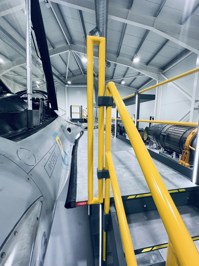 F-16 FUSELAGE STANDS LH/RH, 4 PCS Service Maintenance Moduls, LMD 