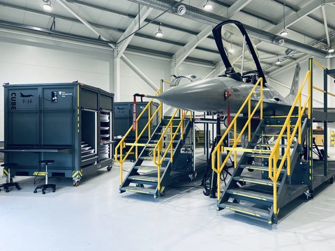 F-16 FUSELAGE STANDS LH/RH, 4 PCS Service Maintenance Moduls, LMD