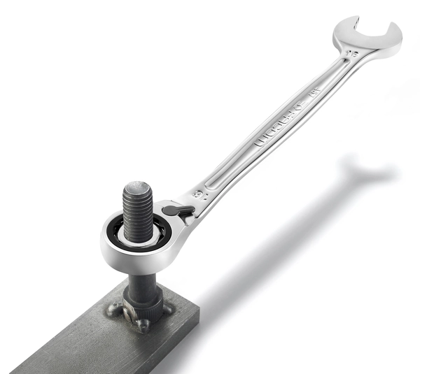 KOMB. NØKKEL 11MM M/SKRALLE OG VENDER 467B - Facom 