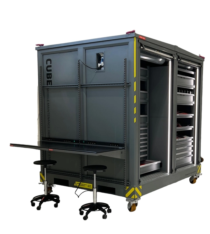 MOBILE MAINTENANCE WORKSTATION CUBE Aircraft workstation, Deployment, FTC 
