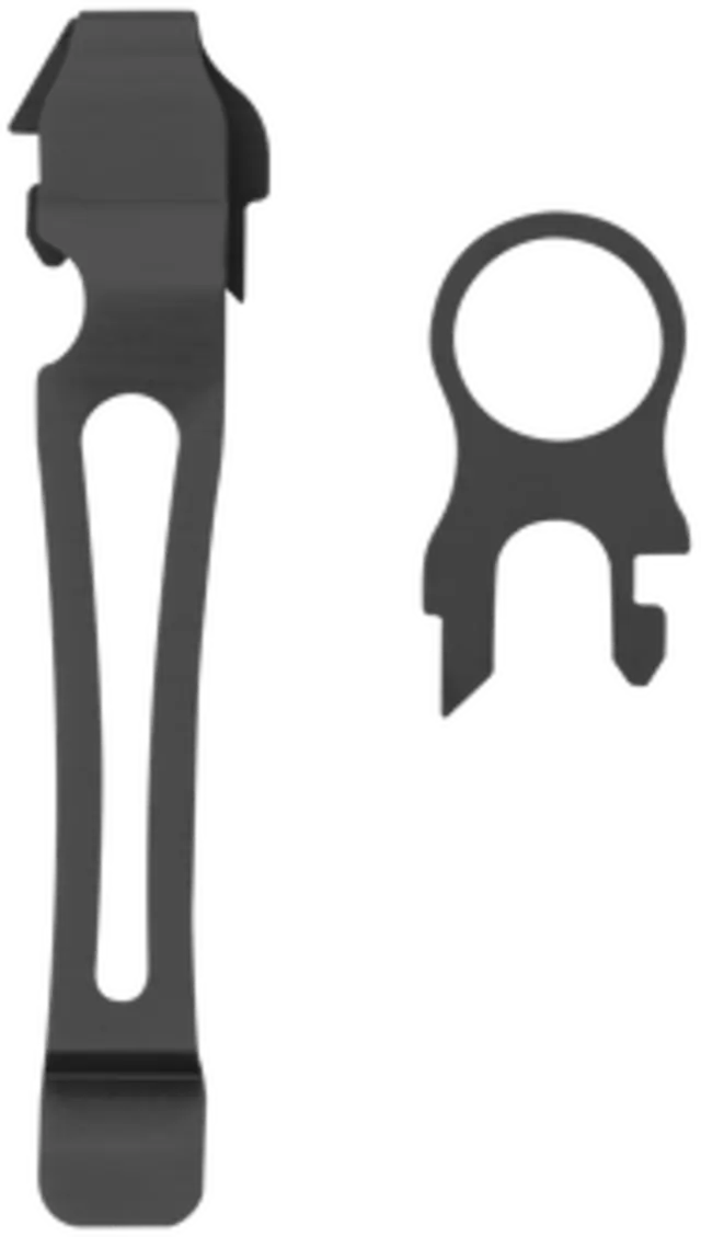 Tilbehør lommeklips og ring til sno Black ES Leatherman 
