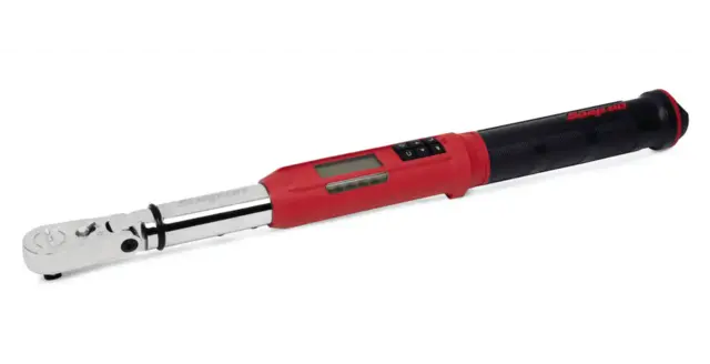 MOMENTNØKKEL 3/8" DR. 5-125 FT-LB (RØD) ATECH2F125RB TechAngle® Flex-Head Snapon 