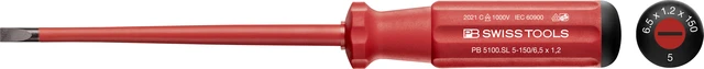 SKRUTREKKER RETT NR4 VDE SLIM PB 5100.SL 1x5.5x125mm Classic - PB Swiss Tools 