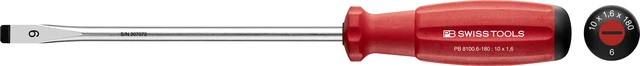 SKRUTREKKER RETT NR.6 PB 8100 1,6x10x180mm SwissGrip - PB Swiss Tools 