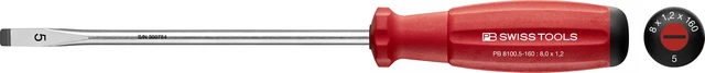 SKRUTREKKER RETT NR.5 PB 8100 1,2x8x160 SwissGrip - PB Swiss Tools 