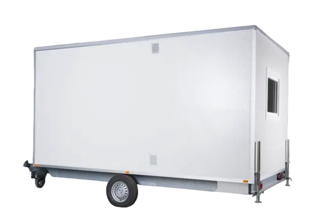 SPISEVOGN 373, 5 PERSONER, TOALETT LAGER Tilhenger, L5297xB2460xH3050mm 