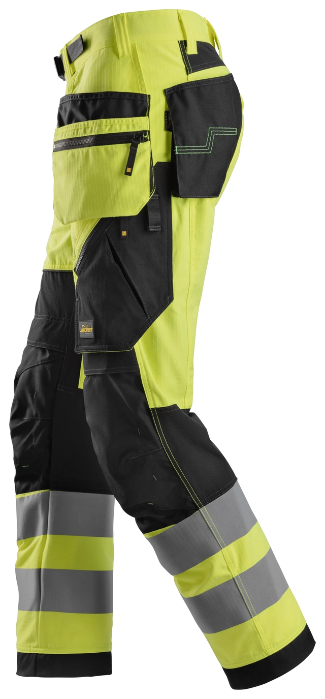 BUKSE 6932 HIGH-VIS KL.2 STR: 50 GUL/SORT Snickers 