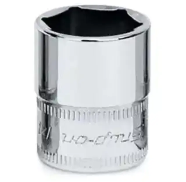 PIPE 1/4" DR. 12MM SHALLOW SEKSKANT TMM12 - Snapon 